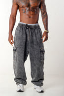 Calça Cargo Jeans Estonado Buly Classic Black