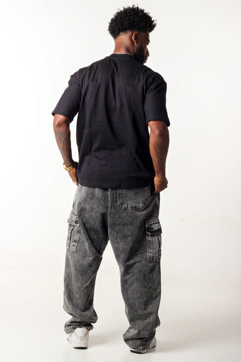 Camiseta Oversized Buly Art My Family Black