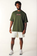 Camiseta Oversized Buly Art Storm Army Green
