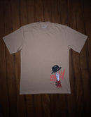 Camiseta Oversized Buly Art MJ Caps Palha