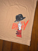 Camiseta Oversized Buly Art MJ Caps Palha